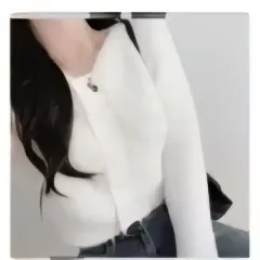 アンゴラ クロップド カーディガン