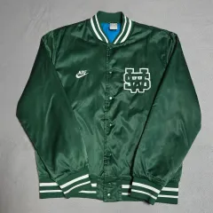 100 NIKE NSW スタジアム サテン 光沢 野球スタジャン ジャケット デストロイヤーL