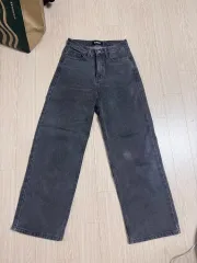 BLACKUP(ブラックアップ) ワイド デニム パンツ ブラックブルー ( s )