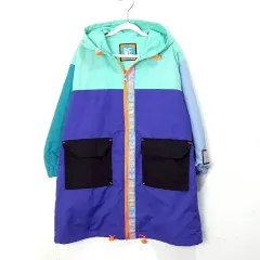 ( 120 ) ベベベベ ジップアップジャケット カラーブロック キッズ