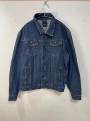 SLIPPIN AND SLIDIN デニムジャケット メンズ3L ビッグサイズ 濃紺 Gジャン オーバーサイズ