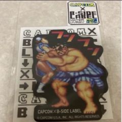 B SIDE LABEL 스티커 CAPCOM 스트리트 파이터 혼다 하루 레이