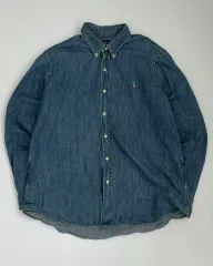 XL ポロラルフローレン シャンブレー クラシックフィット シャツ