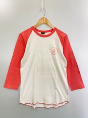 APPLEBUM ラグラン七分袖Tシャツ 白赤 ロゴ L - メルカリ