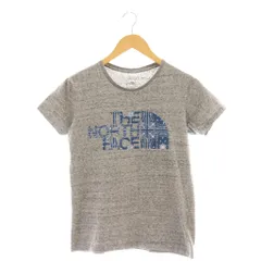 ザノースフェイス THE NORTH FACE Tシャツ カットソー 半袖 S グレー ロゴ NTW31605  /CX ■OS