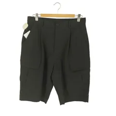 ユナイテッドアローズグリーンレーベルリラクシング UNITED ARROWS green label relaxing ワイド カーゴ ショート パンツ メンズ  L