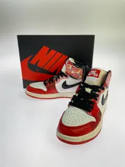 【中古品】NIKE ナイキ ×SPIDER MAN スパイダーマン AIR JORDAN 1 HIGH SP GS DV1753-601 エアージョーダン1 ハイ スニーカー  【166-250725-jt-01-min】