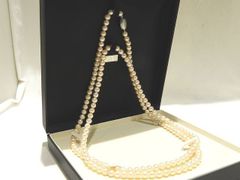 ドゥー購入☆ミリアムハスケル☆白ミルクガラス☆チョーカーネックレス 