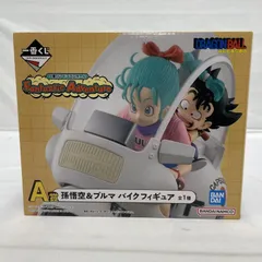 【中古】未開封)BANDAI 一番くじ A賞 孫悟空&ブルマ バイクフィギュア ドラゴンボール[19]