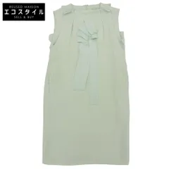 LANVIN COLLECTION ランバンコレクション フリル ノースリーブ ドレス ワンピース レディース ミントグリーン 40 2610302 40