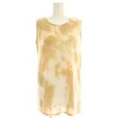 ケイビーエフ KBF アーバンリサーチ タンクトップ カットソー ONE ベージュ タイダイ柄 総柄 ノースリーブ KB05-21V430 /HN