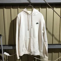 2323 NIKE パーカー ホワイト M ナイキ スウェット 古着卸 アメリカ仕入