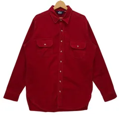 80's vintage 80年代ヴィンテージ Woolrich ウールリッチ 長袖シャツ ヘビーフランネルシャツ ボタンダウン 三角タグ 紺タグ USA製 XLサイズ レッド