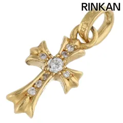 クロムハーツ  22K CRS BBYFAT P/DMND/ベイビーファット PAVEダイヤ/チャーム/ゴールドネックレストップ メンズ