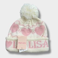 [태그 첨부]Liz Lisa 니트 모자 190-9904-0 퐁퐁 첨부 니트 모자 리즈리사