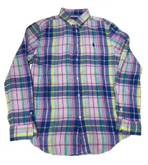 Polo Ralph Lauren　ポロラルフローレン　リラックス フィット リネン シャツ　レディースM