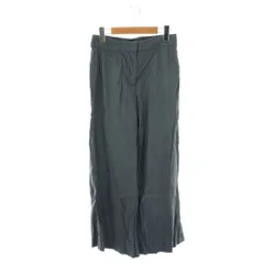 セオリー Theory パンツ ワイド ストレッチ リネン 00 紺 /HK