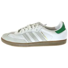 adidas (アディダス) ×KITH SAMBA OG キス サンバ ローカットスニーカー ホワイト/グリーン US10/28cm FX5398