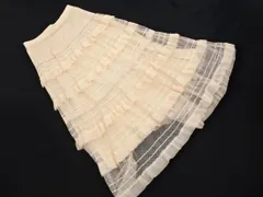 JILLSTUART ジルスチュアート チュール レース ロング スカート size4/アイボリー ■◇ レディース