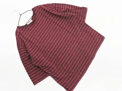 chocol raffine robe ショコラフィネローブ ボーダー カットソー sizeF/茶ｘピンク ■◇ レディース