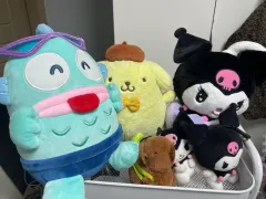 サンリオ ぬいぐるみ まとめ (ポムポムプリン、くるみ、ハンギョドン)