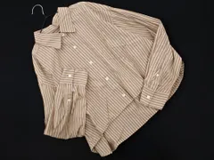 green label relaxing グリーンレーベルリラクシング ユナイテッドアローズ ストライプ ブラウス シャツ ベージュ ■◇ レディース