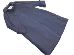 liflattie ships リフラティシップス 比翼ボタン ロング コート sizeS/紺 ■◇ レディースのサムネイル