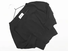 snidel スナイデル ボリュームスリーブ Vネック ニット セーター sizeF/黒 ■◇ レディース