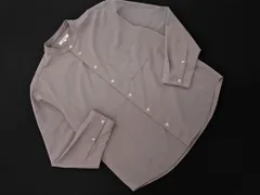 GLOBAL WORK グローバルワーク バンドカラー シャツ sizeS/グレー ■◇ メンズ