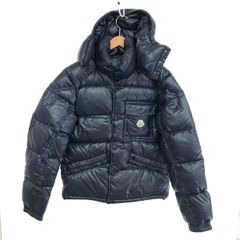 浜田 雅功 着用❗️MONCLERブラックダウンジャケット フード付き 