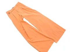 ZARA ザラ タック ワイド パンツ sizeS/オレンジ ■◇ レディース