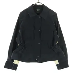 UNITED TOKYO ユナイテッドトウキョウ 日本製 バイカラー 長袖 ナイロンジャケット F ネイビー レディース 古着