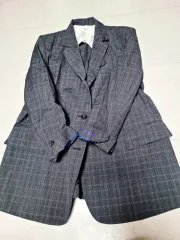 タイム1993 グレーCHECK オーバーサイズ ジャケット ポール1312