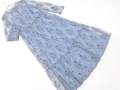 kaene カエン レース ライナー付き ワンピース sizeF/ブルーグレー ■◇ レディース