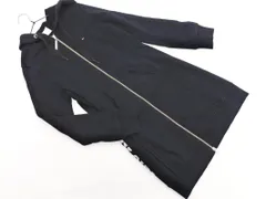 tommy girl トミーガール ロング ジップアップ パーカー sizeM/黒 ■◇ レディース