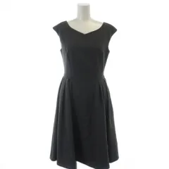 ジルバイジルスチュアート JILL by JILLSTUART フレアワンピース ロング キャップスリーブ グレー S /NS