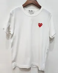 COMME des GARCONS コム・デ・ギャルソン ハート 半袖 Tシャツ 白 M 正規品