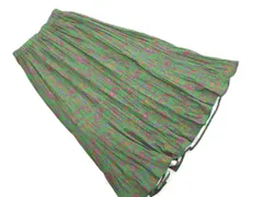 JOURNAL STANDARD relume ジャーナルスタンダードレリューム 花柄 ロング プリーツ スカート sizeF/緑 ■◇ レディース