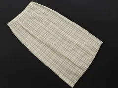 新品 DAKS ダックス チェック プリーツ スカート size73 99/白ｘ緑 ■◇ レディース