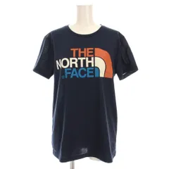 ザノースフェイス THE NORTH FACE S/S Colorful Logo Tee ショートスリーブ カラフル ロゴ Tシャツ カットソー 半袖 L 紺 ネイビー NTW31931 /YM