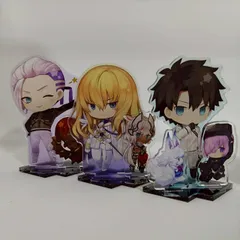【3種類セット】『Fate/Grand Order』アクリルキーホルダー＆ アクリルスタンド　スカンジナビア・ペペロンチーノ＋キリシュタリア・ヴォーダイム＋主人公（男）
