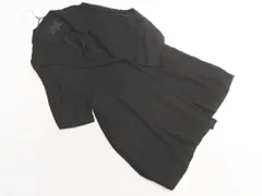 iCB アイシービー リネン混 ロング コート size9/黒 ■◇ レディース