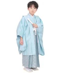 【数量限定】[KYOETSU] [キョウエツ] 七五三 5歳 男の子 着物 セット 羽織 袴 フルセット 753 黒地紋 くすみ