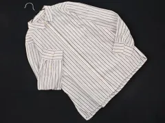 SM2 サマンサモスモス ストライプ シャツ sizeM/白 ■◇ レディース