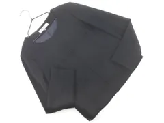 NATURAL BEAUTY BASIC ナチュラルビューティーベーシック ノーカラー ジャケット sizeS/紺 ■◇ レディース