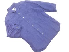 BEAUTY & YOUTH ビューティ&ユース ユナイテッドアローズ リネン100% シャツ sizeM/紺 ■◇ メンズ