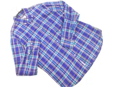 BEAUTY & YOUTH ビューティ&ユース ユナイテッドアローズ チェック ボタンダウン シャツ sizeL/紫 ■◇ メンズ