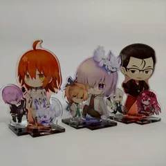 【3種類セット】『Fate/Grand Order』アクリルキーホルダー＆ アクリルスタンド　主人公（女）＋マシュ・キリエライト＋ベリル・ガット