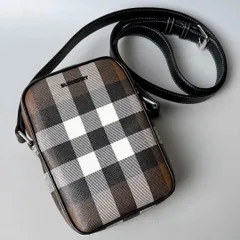 BURBERRY / ショルダーバッグ チェック ブラウン メンズ レディースのサムネイル