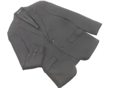 NICOLE ニコル ストライプ テーラード ジャケット size46/黒 ■◇ メンズのサムネイル